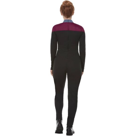 Star Trek Voyager Womens/Ladies Uniform Costume Set / Maroon - Picture 3 of 5
